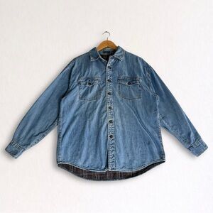 St. John’s Bay Denim Shirt Jacket – Men’s Large